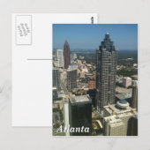 Atlanta skyline briefkaart (Voorkant / Achterkant)
