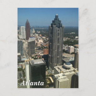Atlanta skyline briefkaart