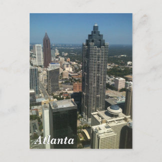 Atlanta skyline briefkaart