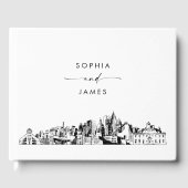 Atlanta Skyline bruiloft gastenboek (Voorkant)