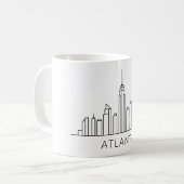 Atlanta Skyline – Cityscape Design Koffiemok (Voorkant links)
