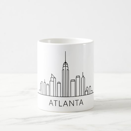 Atlanta Skyline – Cityscape Design Koffiemok (Center)