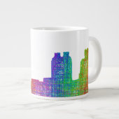 Atlanta skyline grote koffiekop (Voorkant rechts)