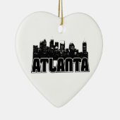Atlanta Skyline Keramisch Ornament (Rechts)