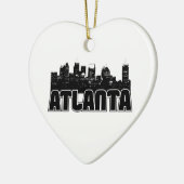 Atlanta Skyline Keramisch Ornament (Links)