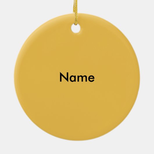 Atlanta Skyline Keramisch Ornament (Achterkant)