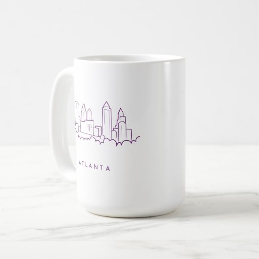 Atlanta Skyline Koffiemok (Voorkant links)