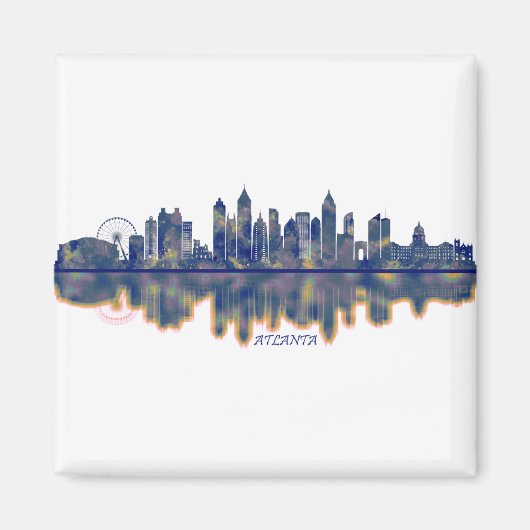 Atlanta Skyline Magneet (Voorkant)