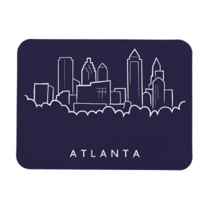 Atlanta Skyline Magneet