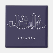 Atlanta Skyline Magneet (Voorkant)