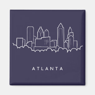 Atlanta Skyline Magneet
