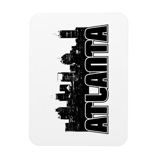 Atlanta Skyline Magneet (Verticaal)