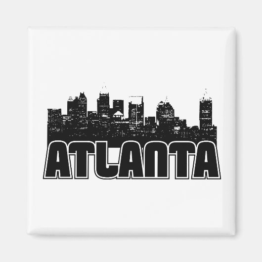 Atlanta Skyline Magneet (Voorkant)