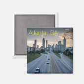 Atlanta Skyline Magnet (Voorkant / Achterkant)