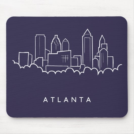 Atlanta Skyline Muismat (Voorkant)