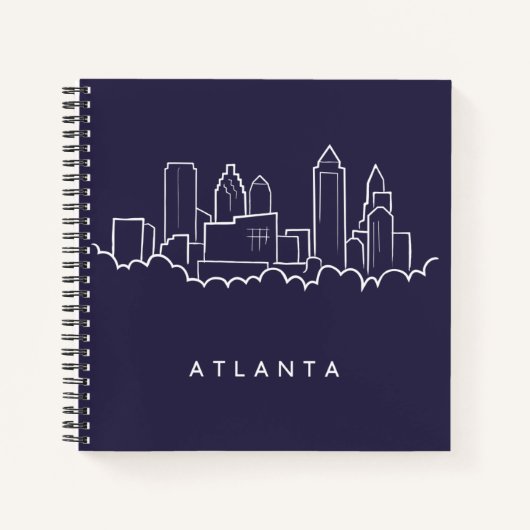 Atlanta Skyline Notitieboek (Voorkant)