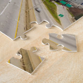 Atlanta skyline over snelweg legpuzzel (Zijkant)