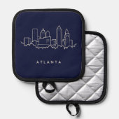 Atlanta Skyline Pannenlap (Voorkant / Achterkant)