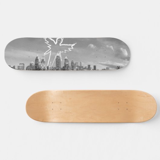 Atlanta Skyline Persoonlijk Skateboard (Horizontaal)