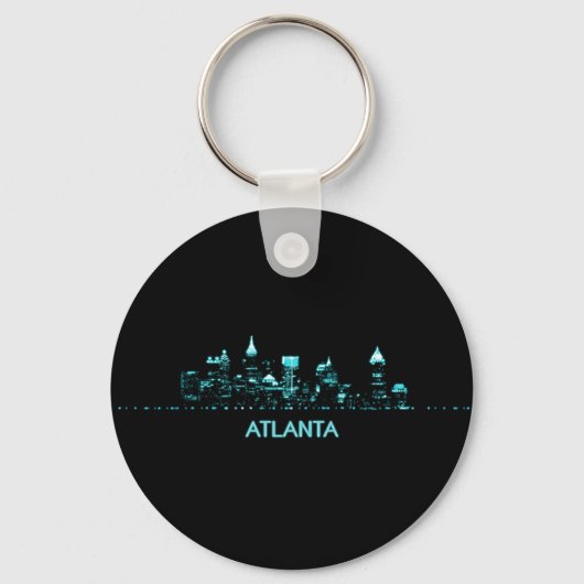 Atlanta Skyline Sleutelhanger (Voorkant)
