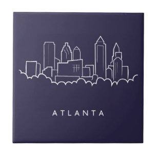 Atlanta Skyline Tegeltje