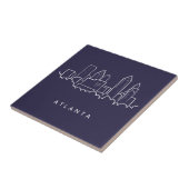 Atlanta Skyline Tegeltje (Zijkant)