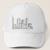 ATLANTA SKYLINE TRUCKER PET (Voorkant)