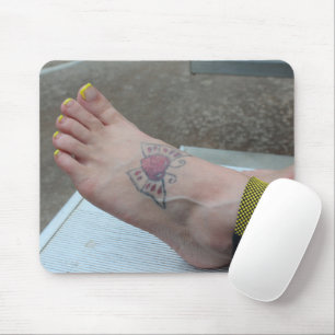 "Atlanta Snow" Feet Mousepad Muismat