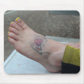 "Atlanta Snow" Feet Mousepad Muismat (Voorkant)