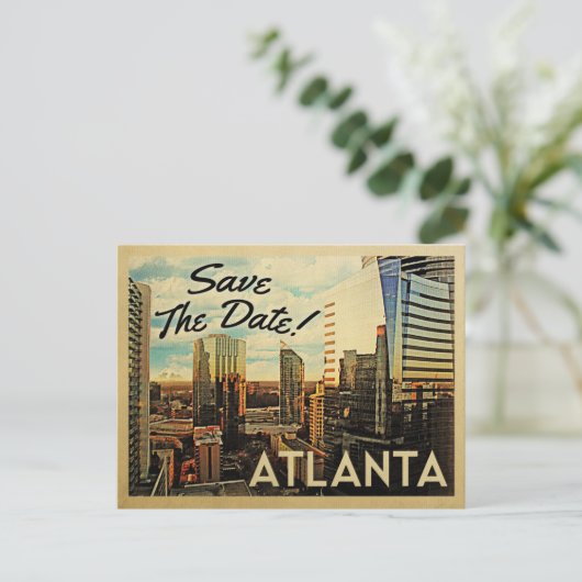 Atlanta sparen de Datum Briefkaarten (Staand voorkant)