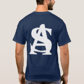 Atlanta Spikes Baseball Alternate Design T-shirt (Achterkant)