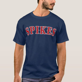 Atlanta Spikes Baseball Red Logo T-shirt