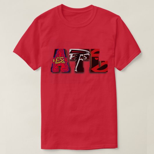Atlanta Sportteams ATL T-shirt (Design voorkant)
