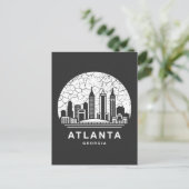 Atlanta Stad Georgia Briefkaart (Staand voorkant)