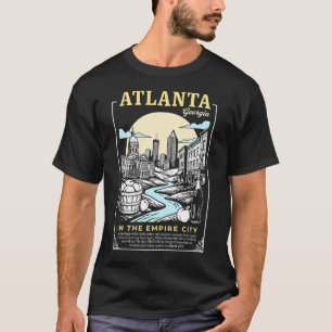 Atlanta Stad Georgia In De Empire City T-shirt