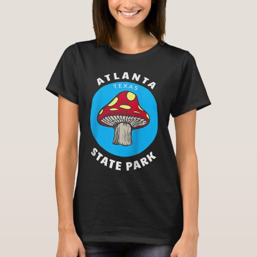 Atlanta State Park Texas TX Mushroom Vacation Souv T-shirt (Voorkant)