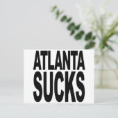 Atlanta Sucks Briefkaart (Staand voorkant)