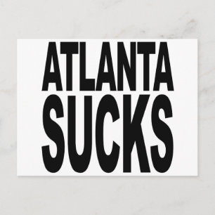 Atlanta Sucks Briefkaart