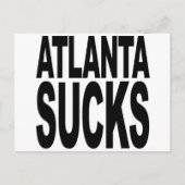 Atlanta Sucks Briefkaart (Voorkant)