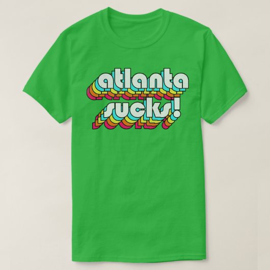 Atlanta Sucks Grappig Atlanta GA Design T-shirt (Design voorkant)