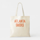 Atlanta Sucks (Oranje tekst) Tote Bag (Achterkant)