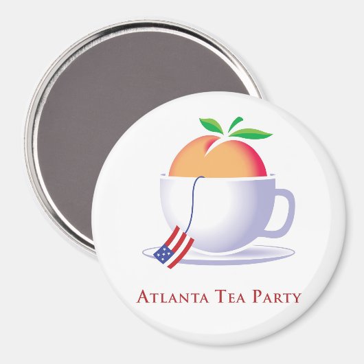 Atlanta Tea Party Logo Magneet (Voorkant / Achterkant)