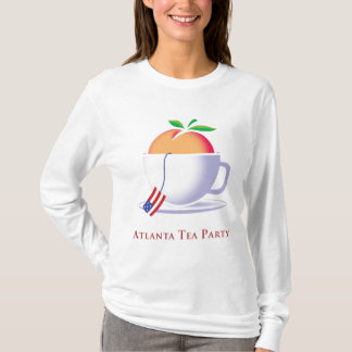 Atlanta Tea Party Logo met Peach T-shirt