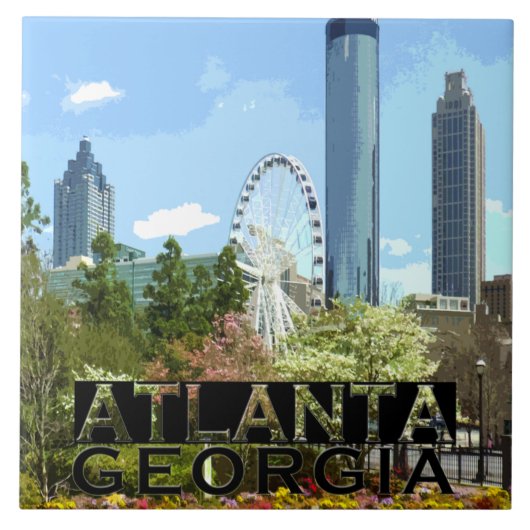 Atlanta Tegeltje (Voorkant)