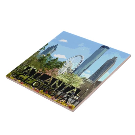 Atlanta Tegeltje (Zijkant)