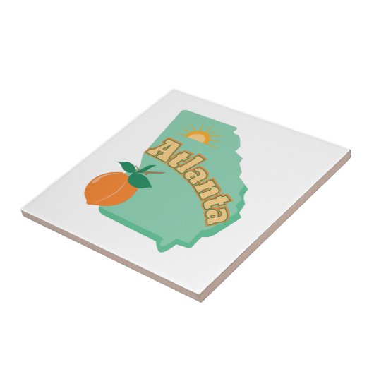 Atlanta Tegeltje (Zijkant)