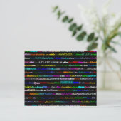 Atlanta Text Design I Briefkaart (Staand voorkant)