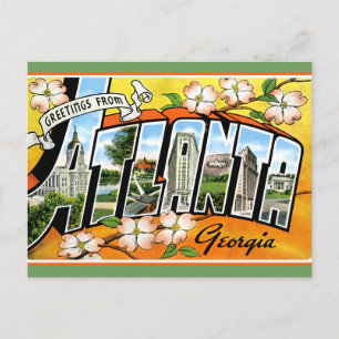 Atlanta Tourist Greetings Briefkaart