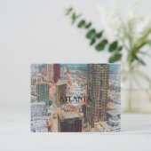 ATLANTA VERHUIZINGSPOSTKAART AANKONDIGINGSKAART (Staand voorkant)