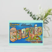 Atlanta Vintage Ansichtkaart (Staand voorkant)